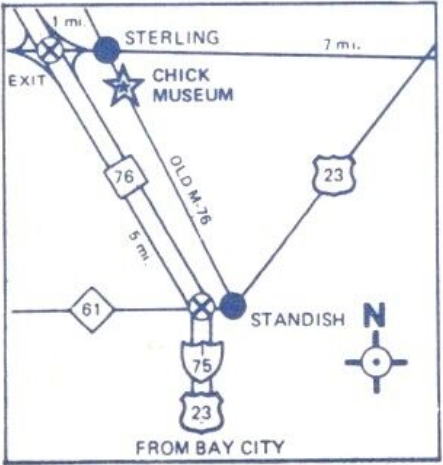 Chick Museum - Old Postcard (newer photo)